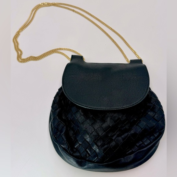 Auth Bottega Veneta Mini Black Leather belt bag Intreciatto add on strap - Picture 13 of 16